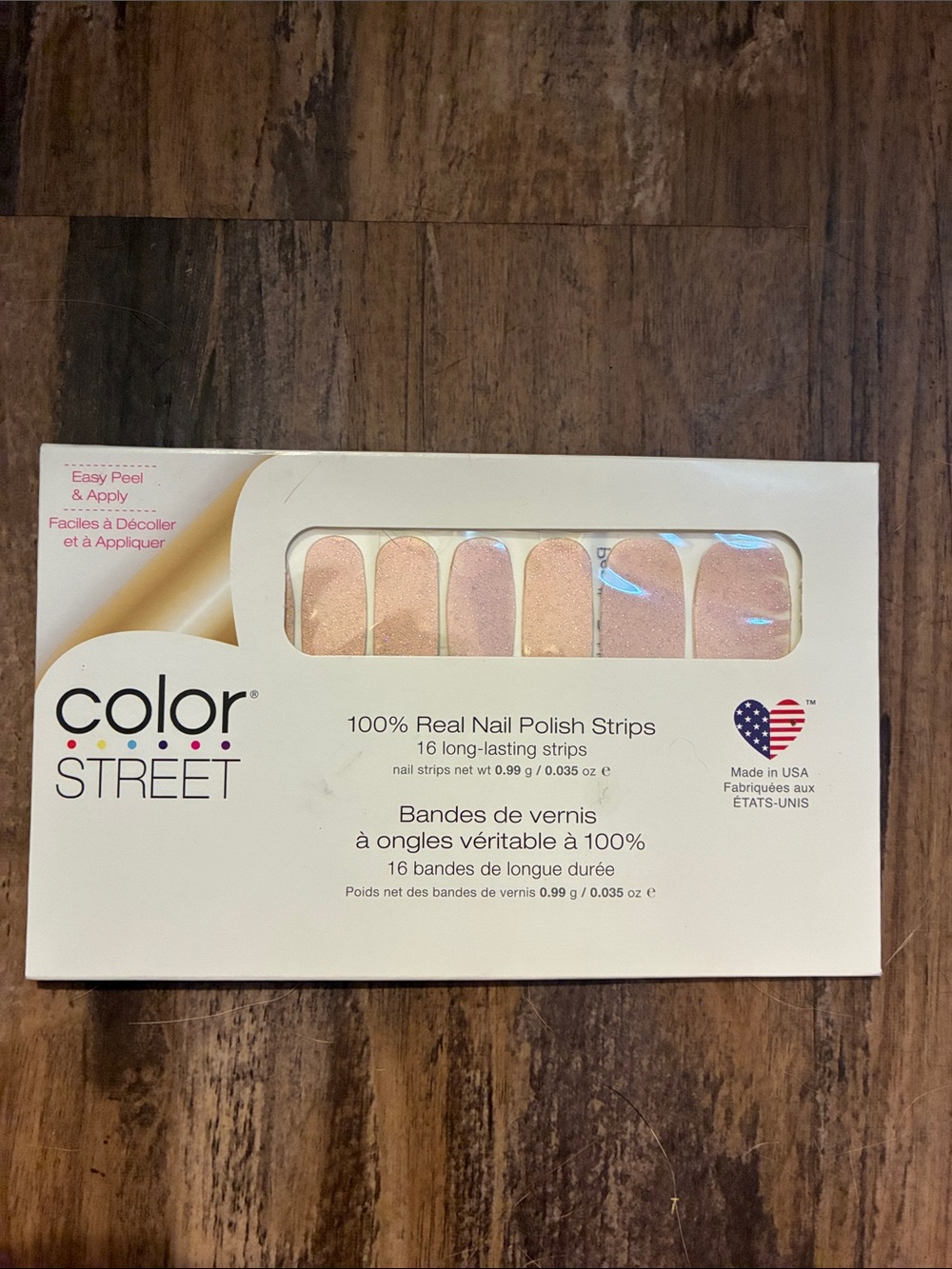 NIP Color Street Nail Polish Strips. Pop the bubbly.